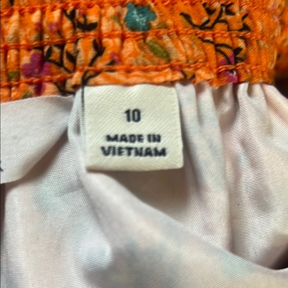 American Girl / Jaime & Jack Orange Floral skirt! - Picture 5 of 6